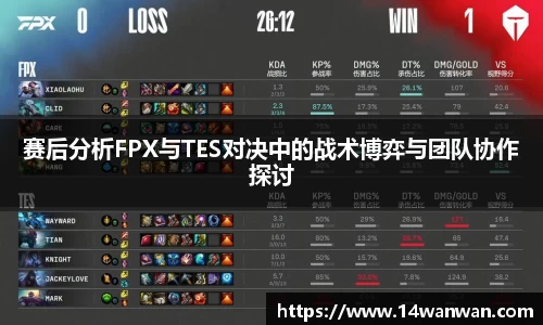 赛后分析FPX与TES对决中的战术博弈与团队协作探讨