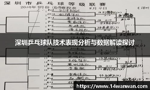 深圳乒乓球队技术表现分析与数据解读探讨
