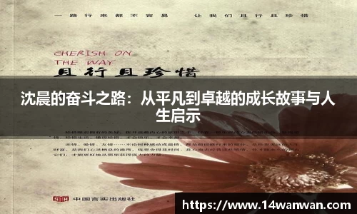 沈晨的奋斗之路：从平凡到卓越的成长故事与人生启示